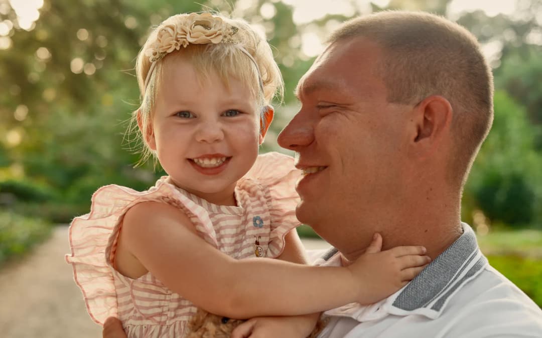 Father and daughter